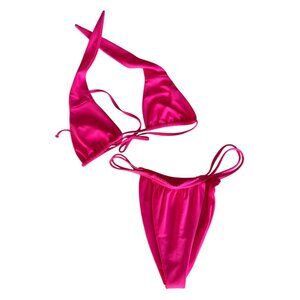 NWOT Mara Hoffman Bikini Set - Hot Pink/Neon Pink - M/L